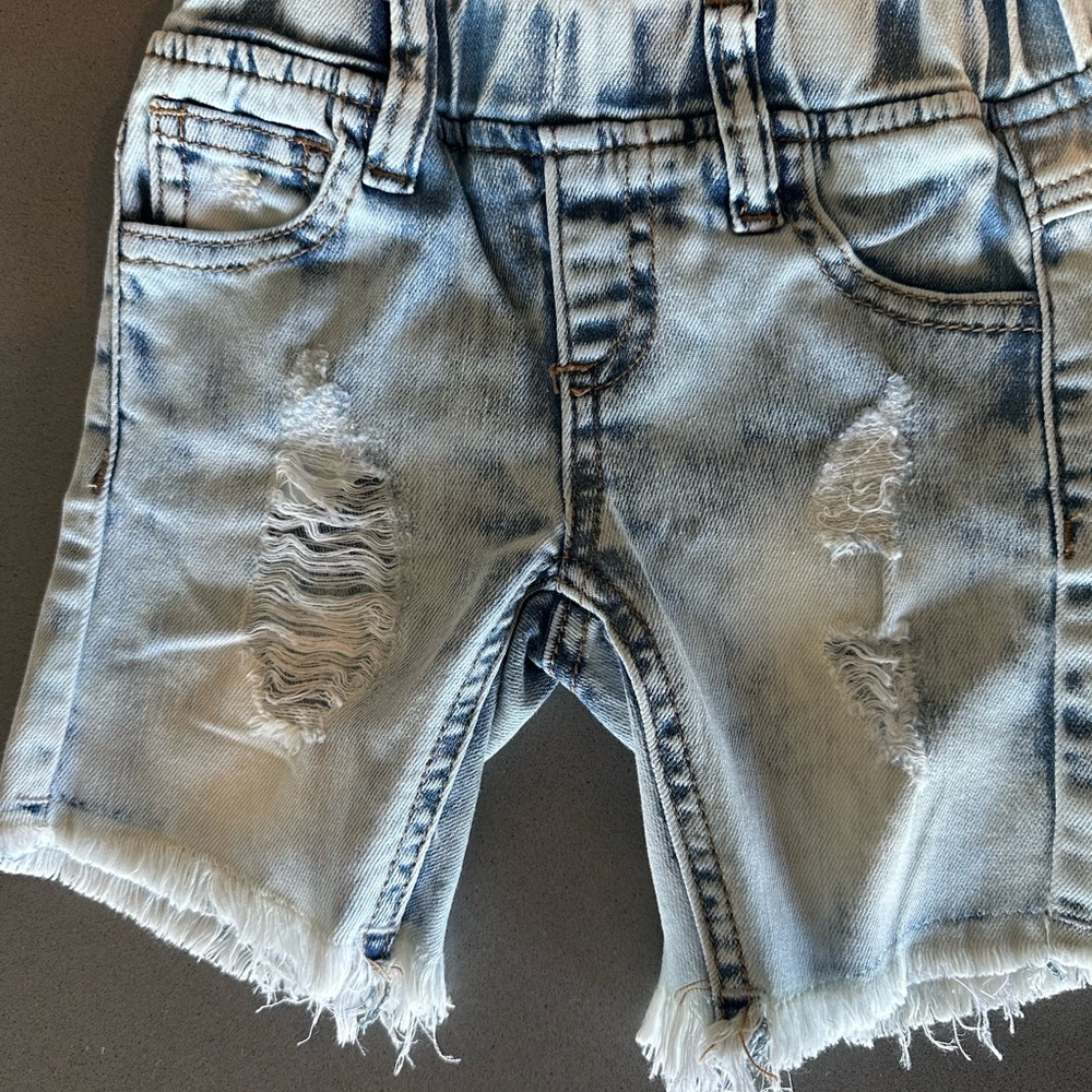 Light Denim Shorts